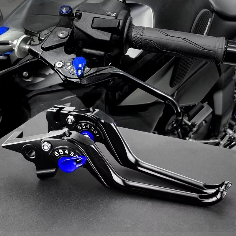 Cnc Aluminum Adjustable Brake Clutch Levers - Novo para Yamaha MT07 2025 2026