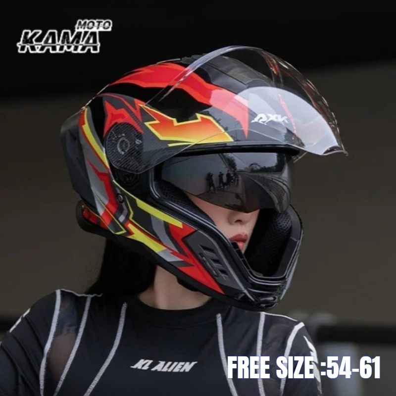 Full Face Motorcycle Helmet With Bluetooth - Capacete Integral de Motocicleta com Visor