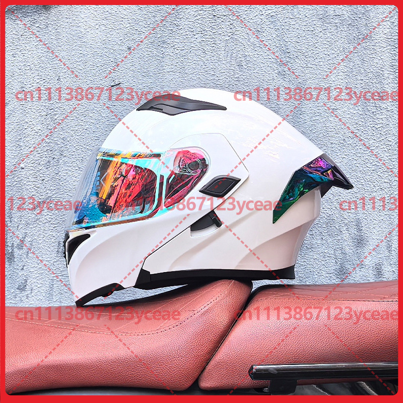 Capacete Modular de Motociclet - Dual Visor Motorcycle Racing Helmet avaliação e preço