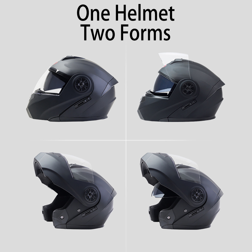 Capacetes de motocicleta mascu - Full Face Motorcycle Helmet With Bluetooth avaliação e preço