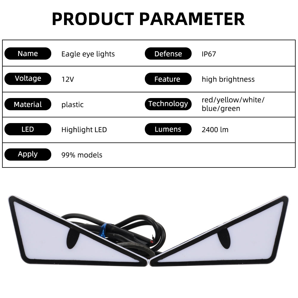 2 Peças Luzes LED Olho de Demô - Universal Motorcycle Led Headlight Projector avaliação e preço