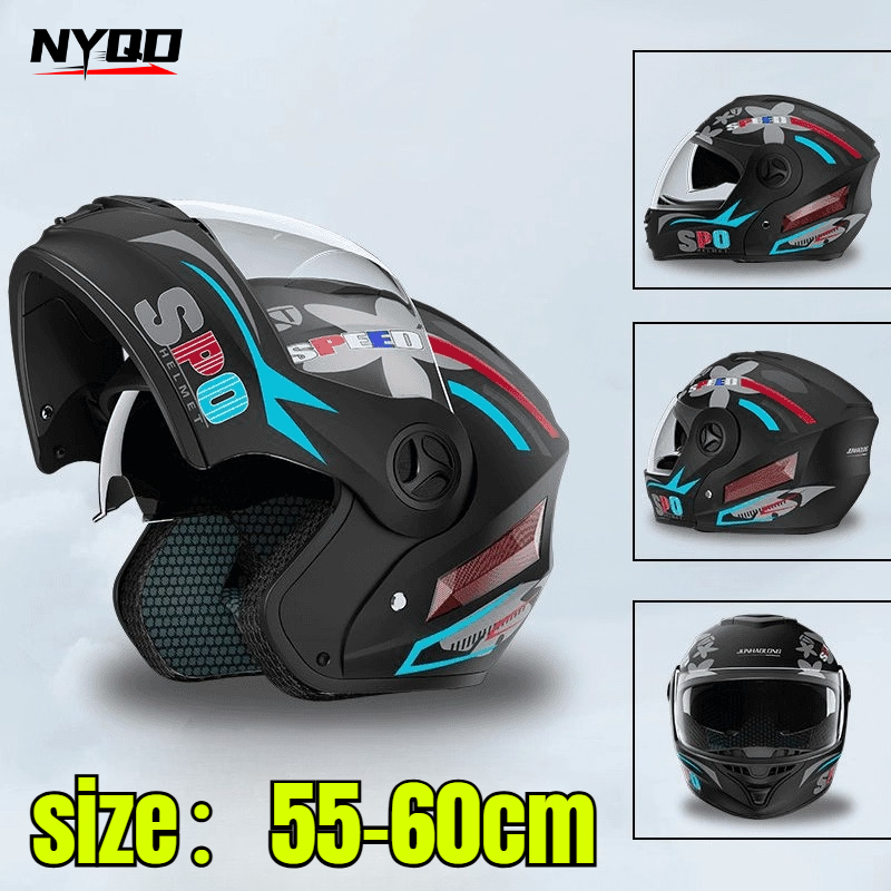 Capacete de Segurança Modular  - Full Face Motorcycle Helmet With Bluetooth avaliação e preço