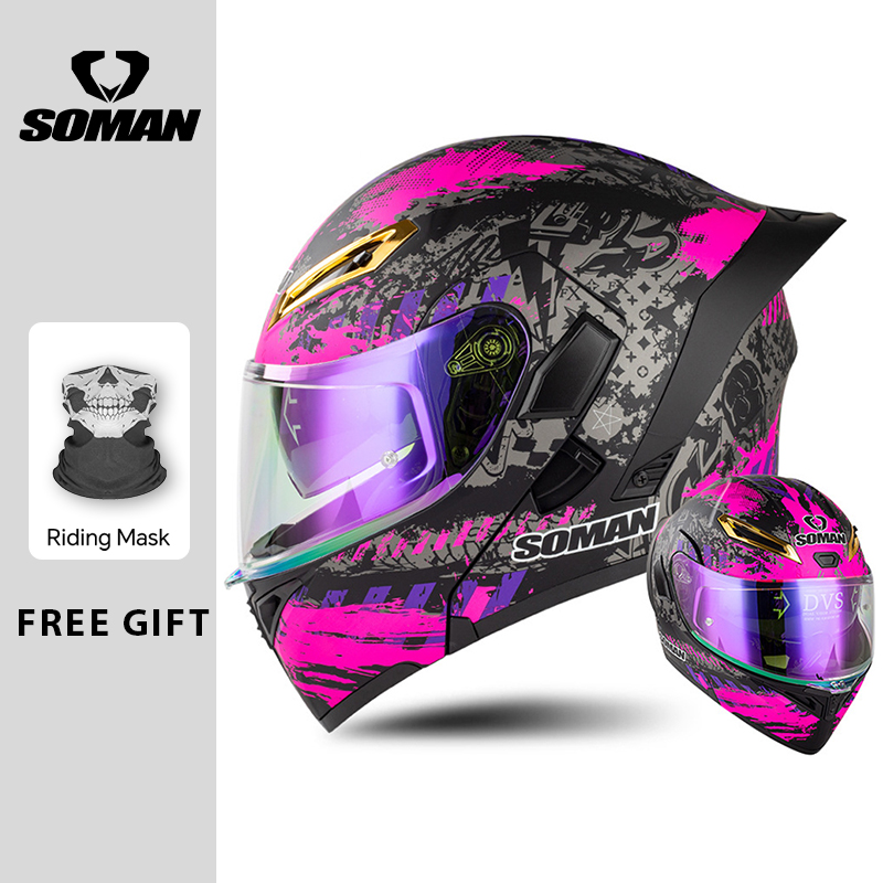 Unissex dot aprovado dupla vis - Dual Visor Motorcycle Racing Helmet avaliação e preço
