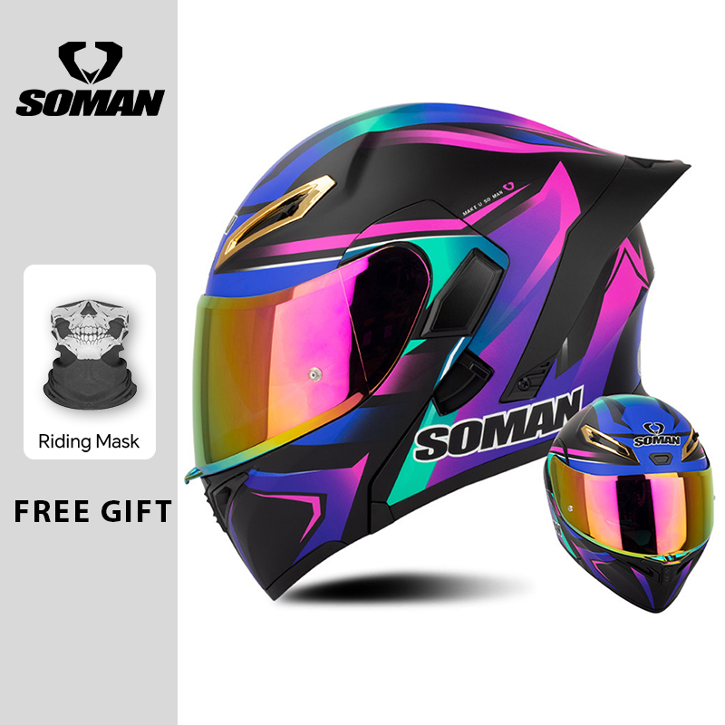 Unissex dot aprovado dupla vis - Dual Visor Motorcycle Racing Helmet avaliação e preço
