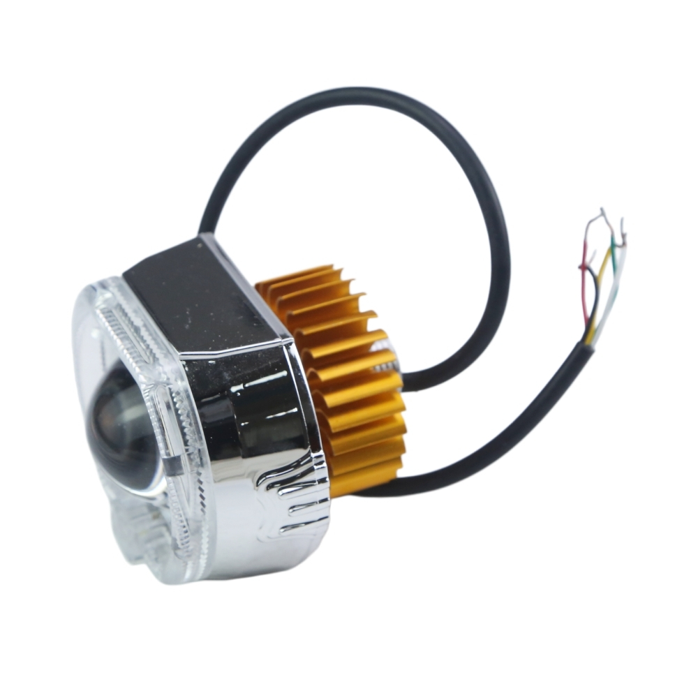 Farol de LED para Moto 2.5'' c - Universal Motorcycle Led Headlight Projector avaliação e preço