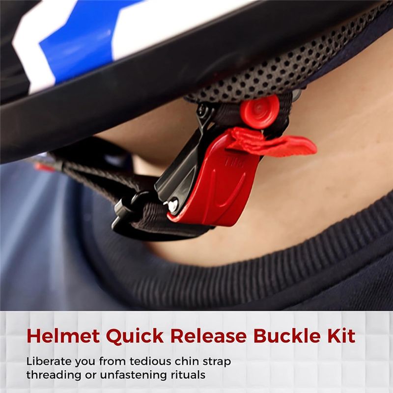 Kit de substituição de fivela  - Quick Release Buckle Motorcycle Helmet avaliação e preço