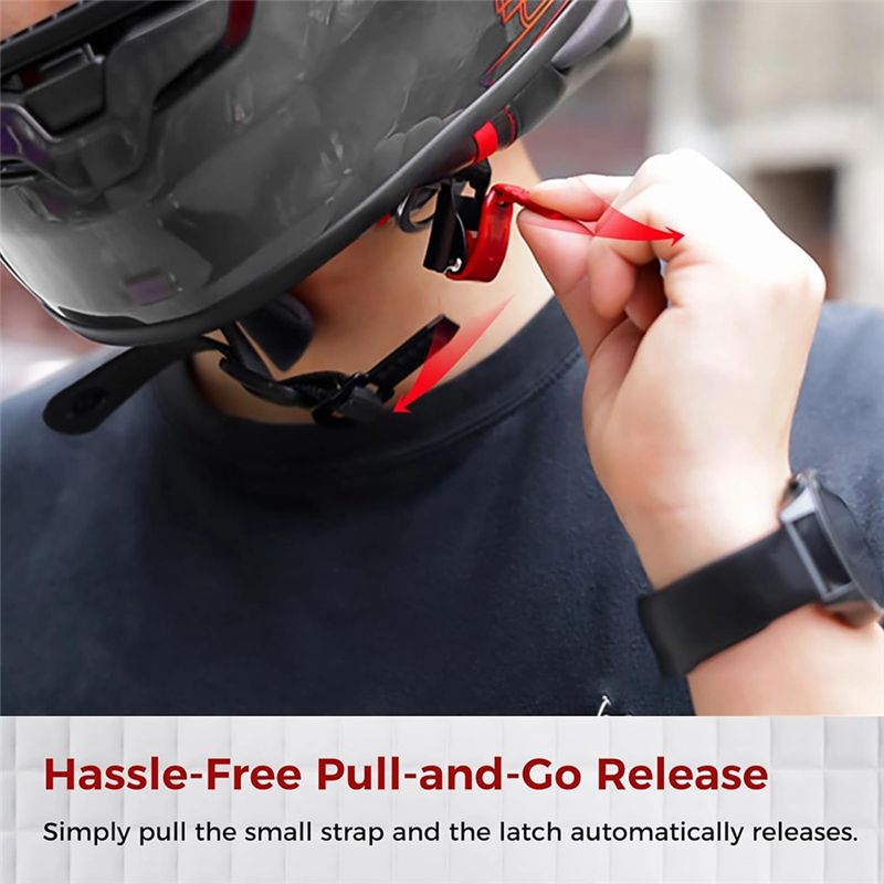 Kit de substituição de fivela  - Quick Release Buckle Motorcycle Helmet avaliação e preço