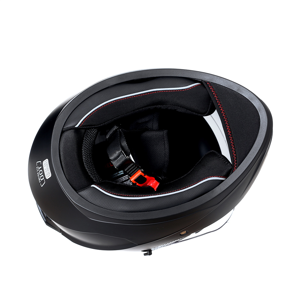 Capacete de motocicleta rosto  - Full Face Motorcycle Helmet With Bluetooth avaliação e preço